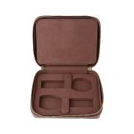 Genuine Leather Rectangular Design Outdoor Watch Travel Case Organizer Handmade