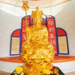 Bronze and Gold Leaf Ksitigarbha Bodhisattva