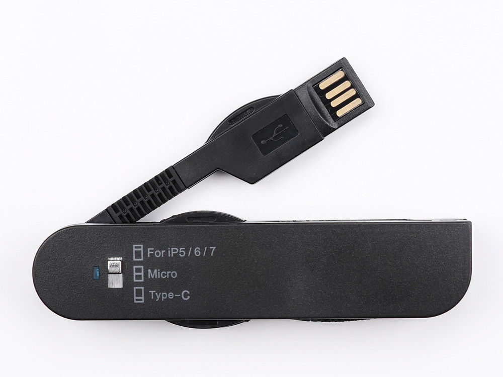 Swiss Army Knife 3in1 USB Charge Cable All In One USB Data Cable for Samsung iPhone