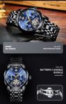 KINYUED watch own brand mens watches in wristwatches manufacturer tourbillon