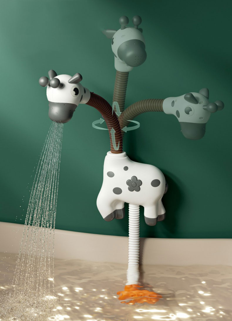 Water Spray Toy for Kindergarteners Hugging Baby Bear Shower in Electric Bathroom