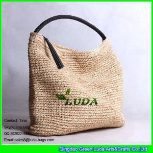 China LUDA natural fashoin new women tassel raffia straw handbags wholesale