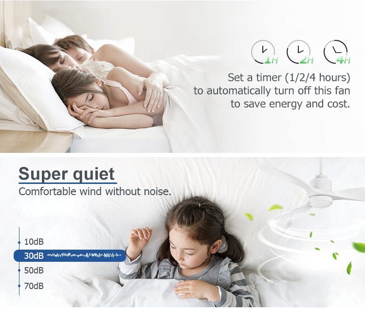 1stshine Modern Series Ceiling Fan with LED Light The Perfect Addition to Any Room
