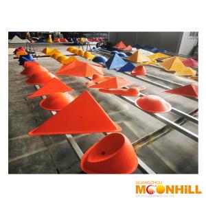 China Multiple Colors Fiberglass Rock Climbing Volumes Indoor ISO9001 Approved wholesale