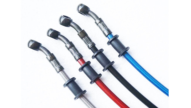 M10*1 Braided Brake Hose Banjo Fitting Stainless Steel For Motorcycle