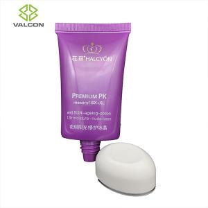 China 40 ML Diameter 35 MM Oval Tube Packaging With Customized White Flip Cap For Hand Cream wholesale