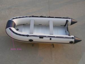 China Small Size Inflatable Sport Boat BD360 Portable Pontoon Boats For Fishing wholesale