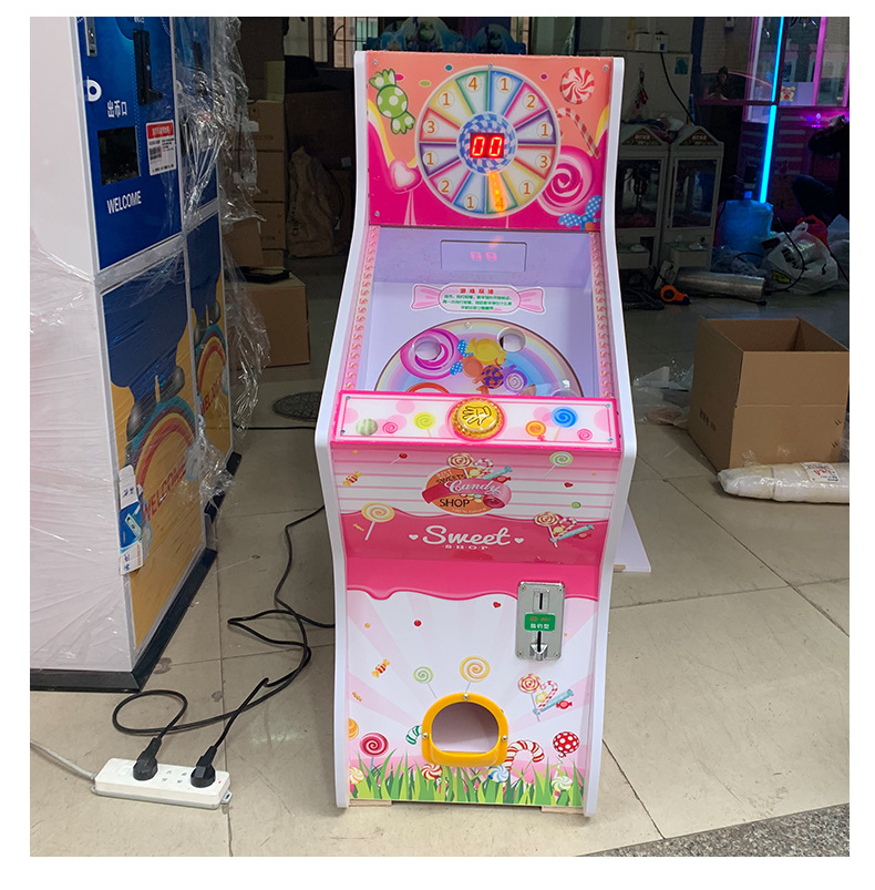OEM Coin Operated Kiddie Ride Coin Pusher Lollipop Vending Game Machine
