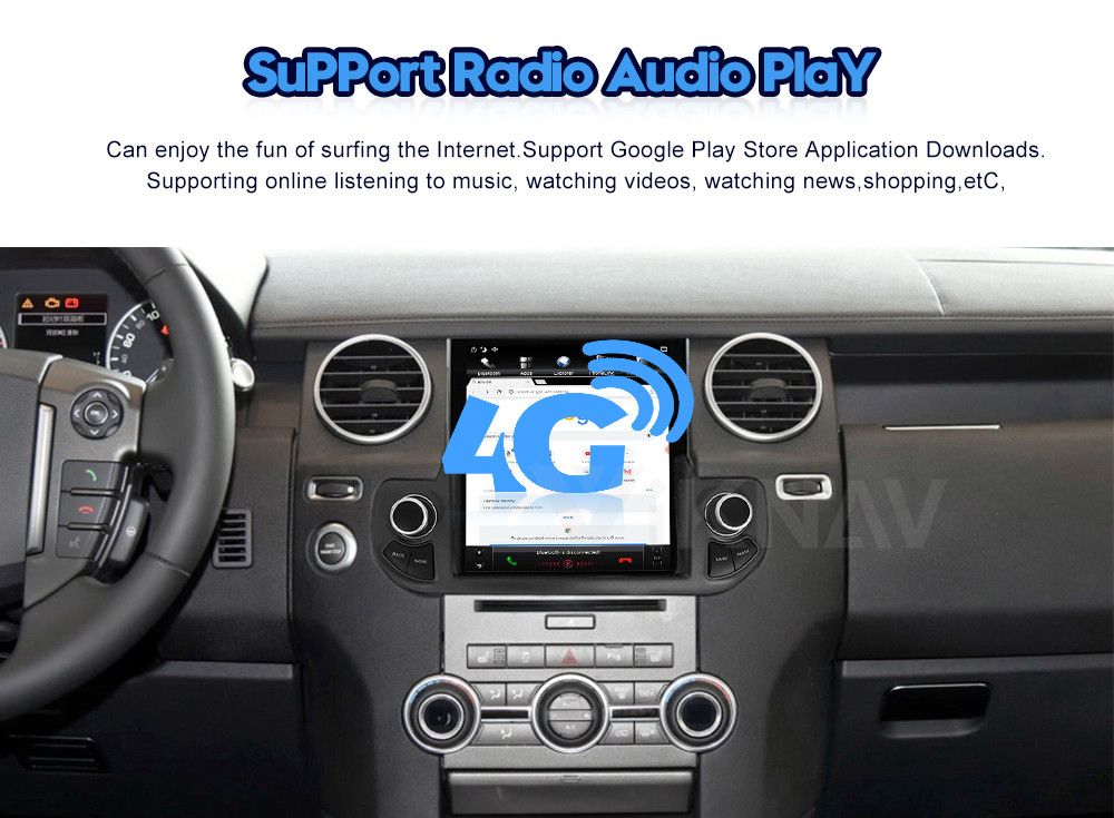 Gps Navigation Android 10 Car Audio For Land Rover Discovery 4 2009-2016