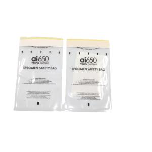 China Medical Biohazard Lab 95kpa Specimen Transport Bag With Pocket wholesale
