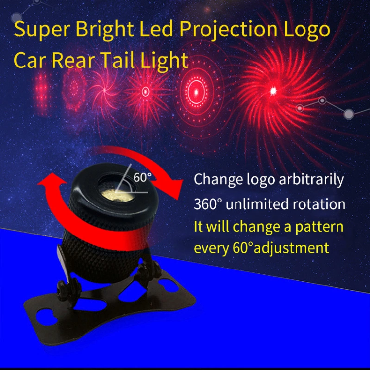 12v 24v Tail Rear Car Distance Laser Fog Door Laser Proyector Anticolision Para Coches Led Logo Projection Lights