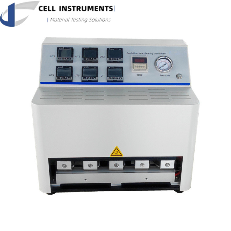 Heat Seal Film For Food Hot Seal Data Simulate Lab Heat Sealer ASTM F2029 Gradient Heat Sealing Tester For Mylar Sheets