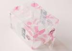 Fancy Pink Printed Small Pink Storage Boxes Plastic Cosmetic Packaging With