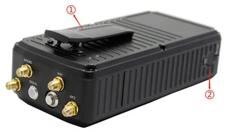1W 1~2km Range Walkie Talkie 82Mbps Handheld IP Mesh  Radio