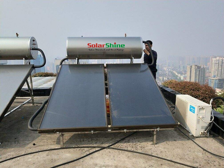 Safety Solar Panel Hot Water Heater , Thermosiphon Solar Water Heater