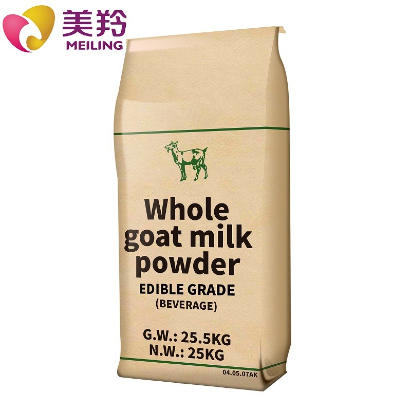 Dry Sterilized 42% Fat Raw Goat Milk Powder For Bakery Products