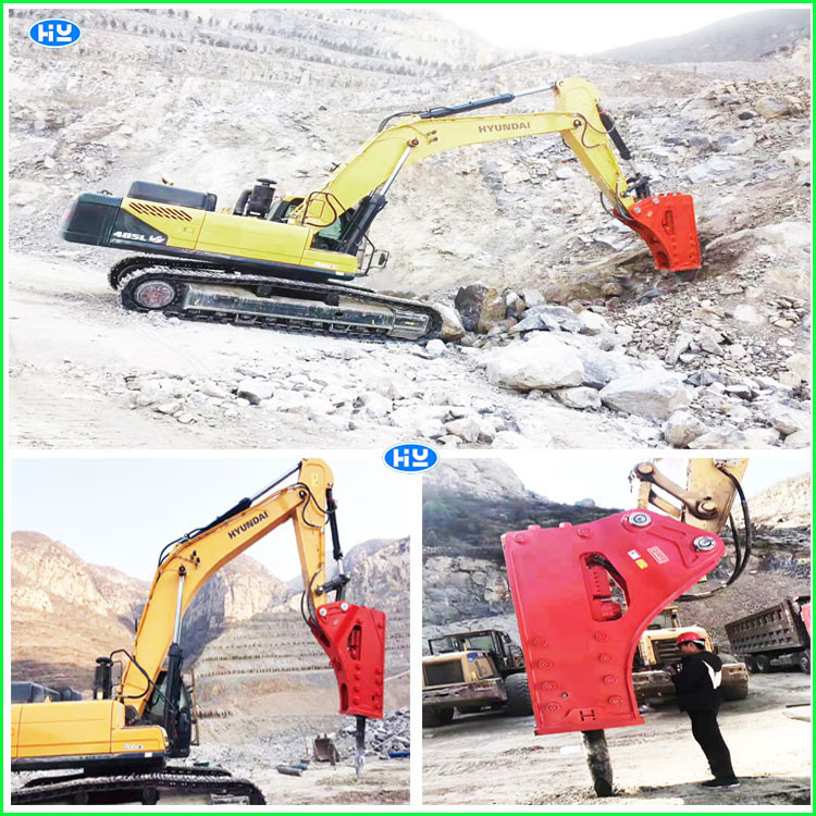 40CRMO 42CRNIMO Rock Hammer Breaker 12-18T Hydraulic Hammer For Mini Excavator