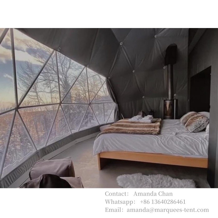 Hotel Luxury Outdoor Camping Dome Tents Uv Resistant Rust Resistant