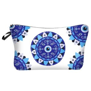 Manufacturers Wholesale Printed Devil Eye Cosmetic Bag High Quality Waterproof