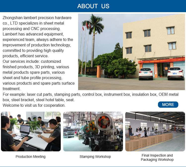OEM ODM SS Sheet Metal Fabrication Parts , Ra0.1 Stainless Steel Fabrication Service