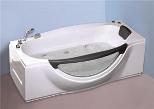 China 1800MM Small Portable Hot Tubs , Single Person Freestanding Whirlpool Tub With Light wholesale