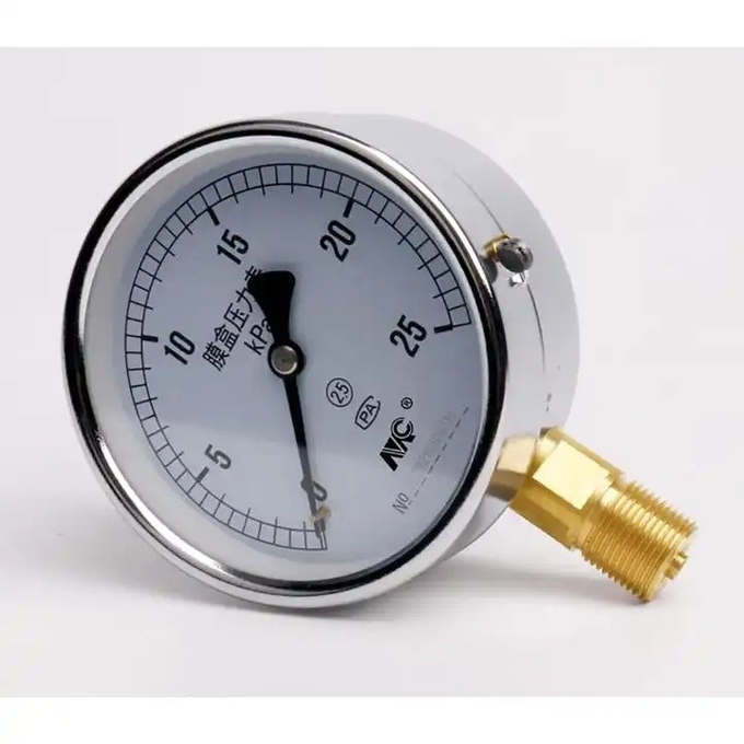 YE-100 Diaphragm Pressure Gauge Sensor 0-40kpa Easy Installation
