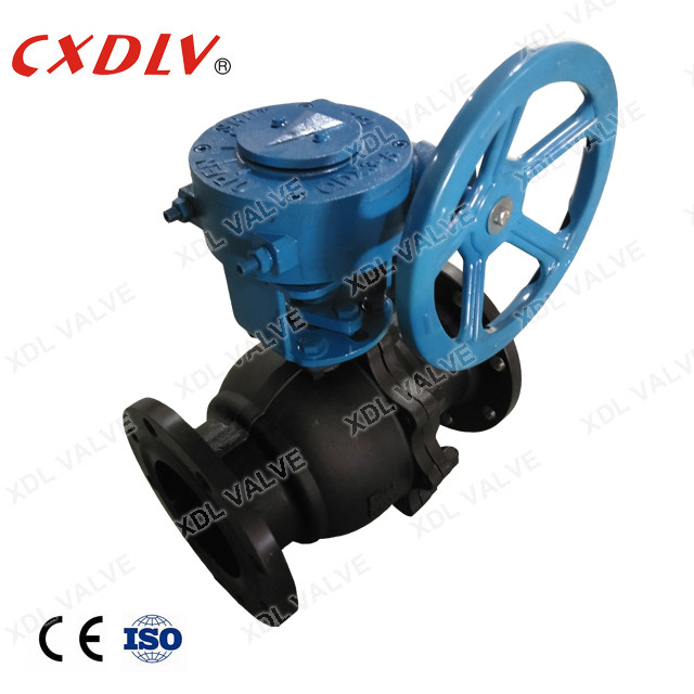 Stainless Steel Ball Valve Flanged Ends with ISO TOP for Gas