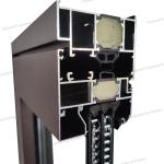 Sliding Casement Broken Bridge Aluminum Windows Alloy High Impact Resistant