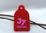 Embossed Matt PVC Rubber Keychain SGS 3D PVC Keychain Purple Red White