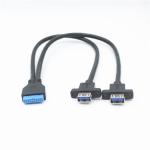 USB3.0 Extension Cable 0.3m PVC 20pin Line Motherboard