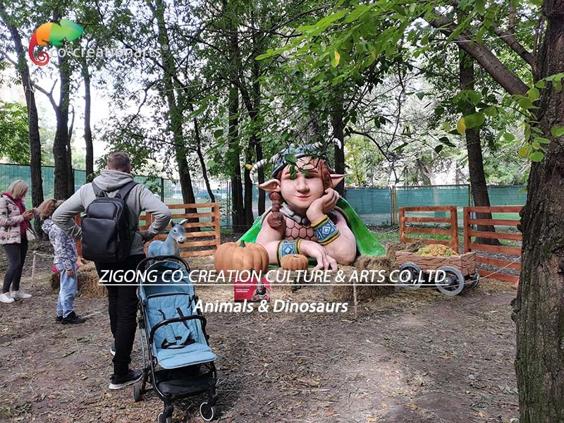 Personalised Theme Park Animatronics Giant Animatronics For Trampoline Park