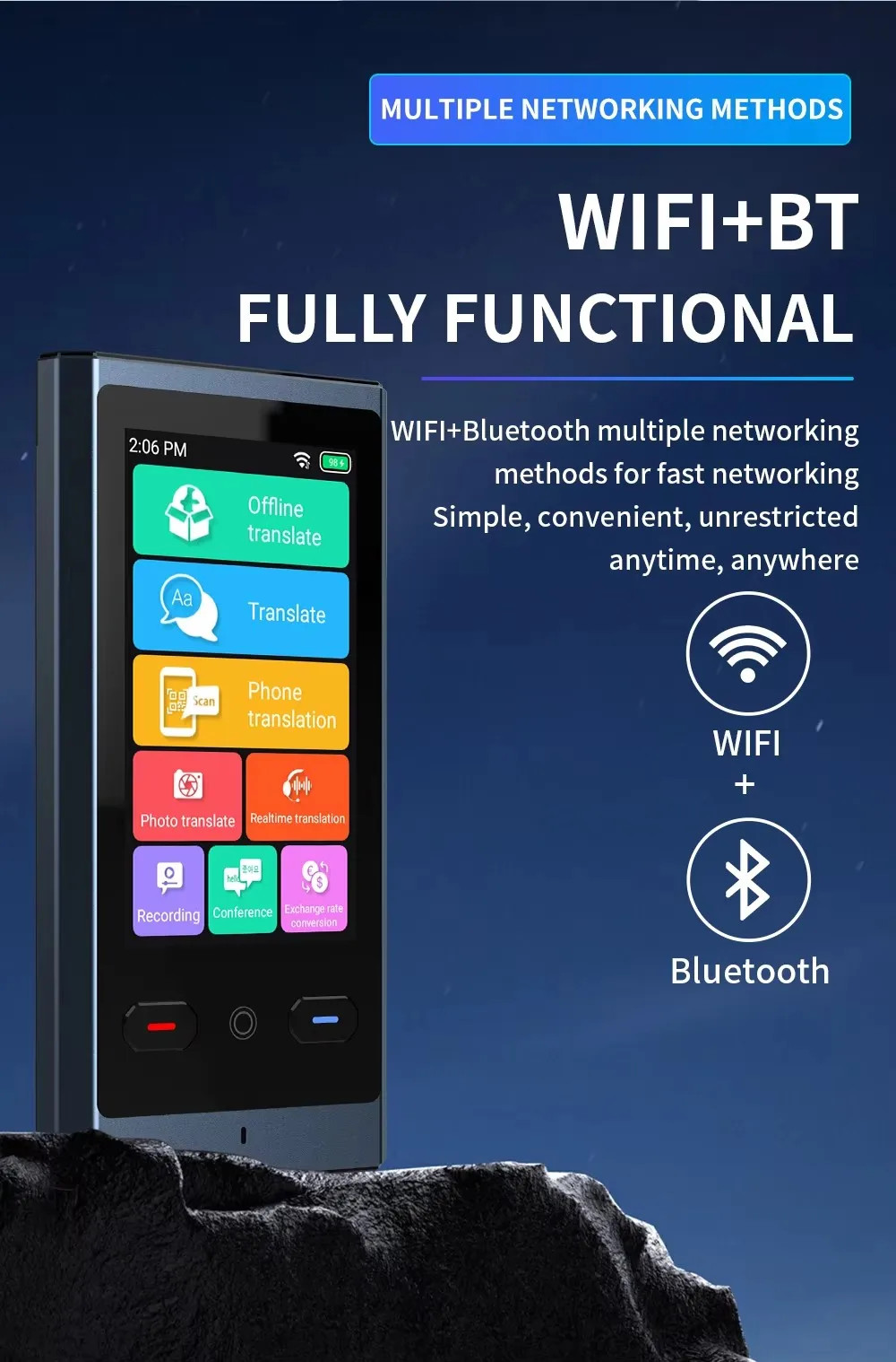 Z9 Intelligent Voice Offline Translation 137 Languages Accurate Translation Vietnamese Turkish Czech Polish Translation