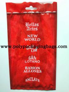 China Transparent Window 3 Side Seal 0.08mm Cigar Humidor Bags wholesale