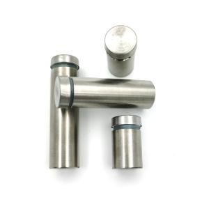 China Stainless Steel Acrylic Glass Clip Spacer Threaded Sign Standoff For Glass Panel Advertising Sign wholesale