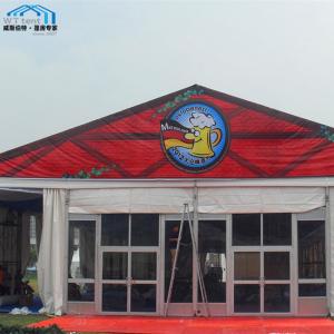 China 1000 People Huge Outdoor Exhibition Tents With Solid Walls Air Conditioner wholesale