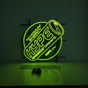 China Satom Wholsale Factory Energy Drink Beverage Neon Sign Led wholesale