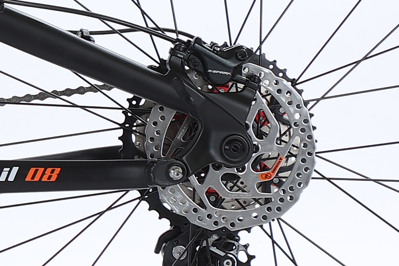 GOMID Trail Full Suspension Mountain Bike SHIMANO Gear Kit Soft Tail Thru Axle Design and Aluminum Alloy Rim Material