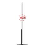 55 Inch Touch Screen LCD Advertising Player , Digital Ad Display Floor Stand