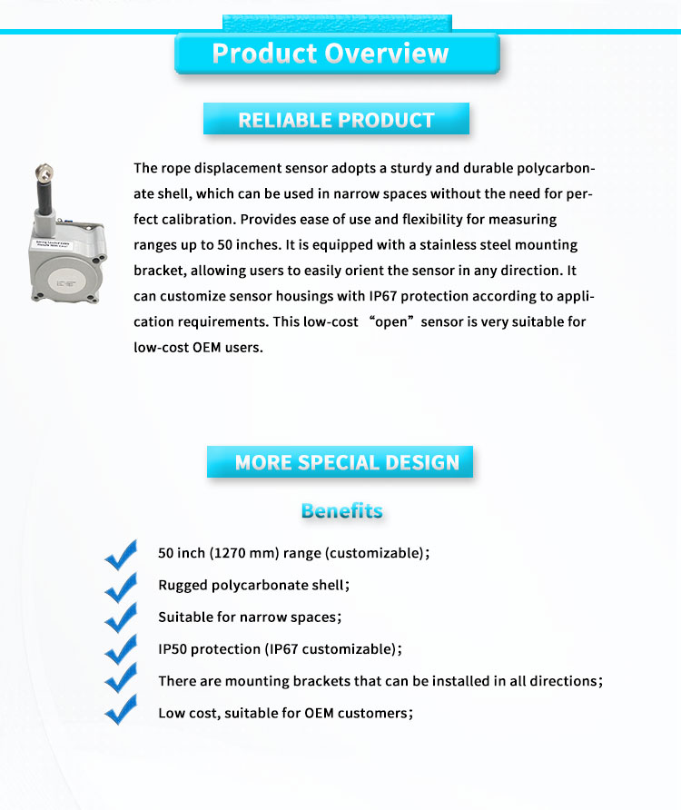 UNIVO UBPR-01 Deformation Measurement Sensor For Industrial Grade Applications