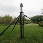 Hand Crank 2MM 6063 Aluminum Tripod Portable Telescopic Mast