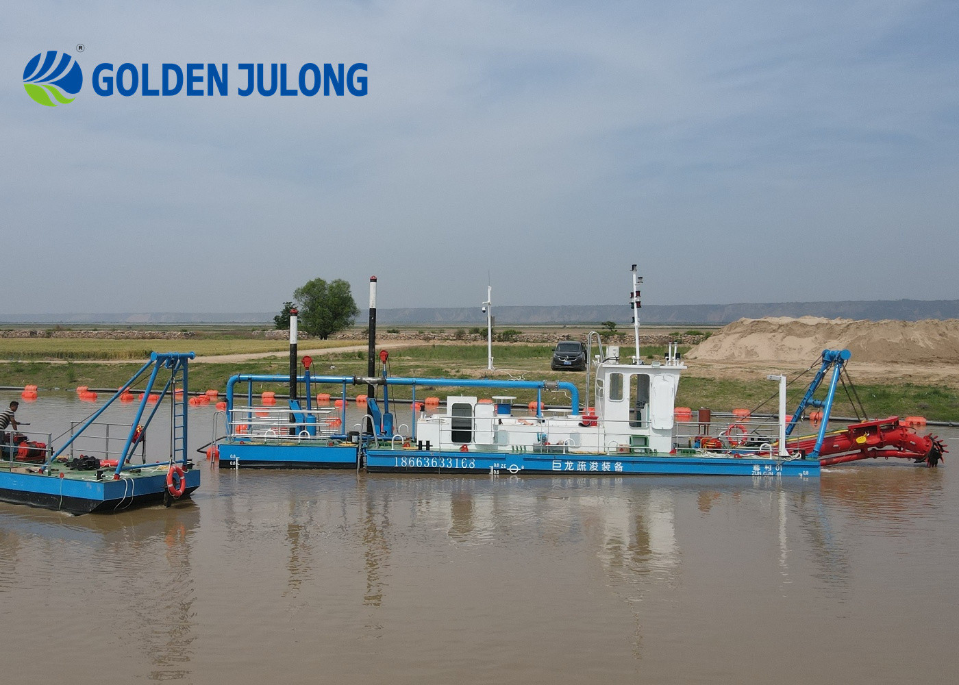 JLCSD200 Cutter Suction Dredger with Detachable Modular Structure