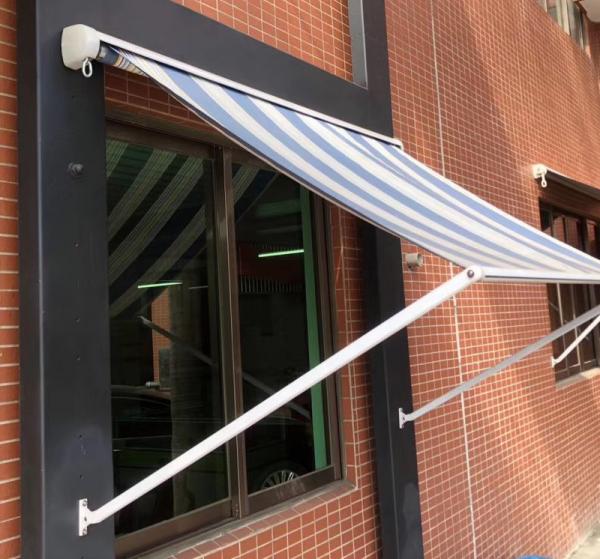 1.4m Aluminium Drop Arm Window Awning Light Retractable Awning