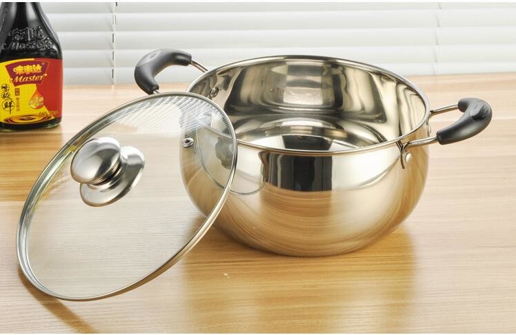 2017 hottest stainless steel cookware set $16cm-18cm-20cm to 26cm cooking pot & kitchenwares