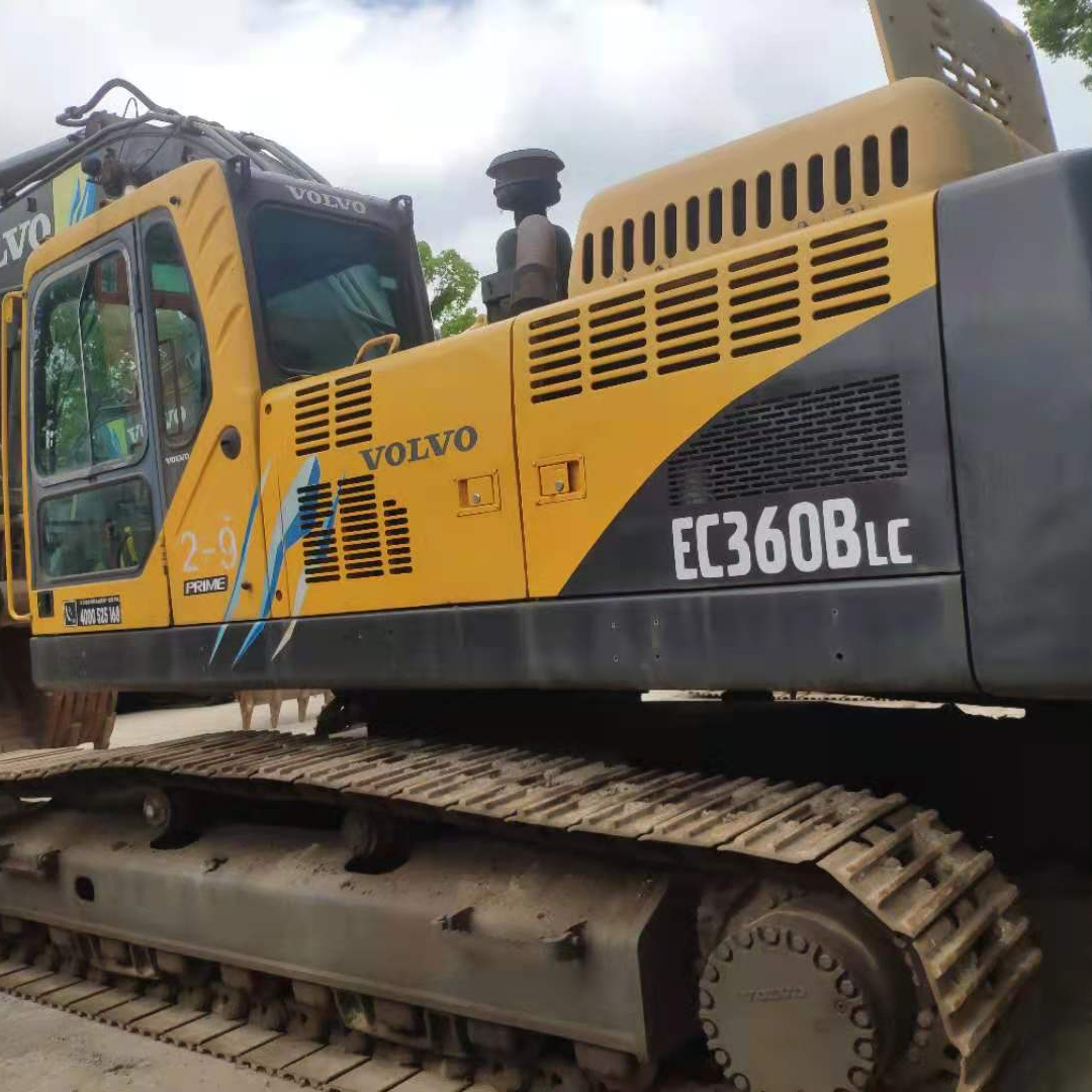 Low Hour Yellow Volvo Excavator 36ton 3M Bucket Capacity 184KW Power