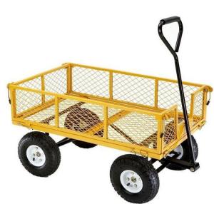 China Fishing Garden Wagon Cart Cart Anti Corrosion Metal Yard Wagon Rainproof wholesale
