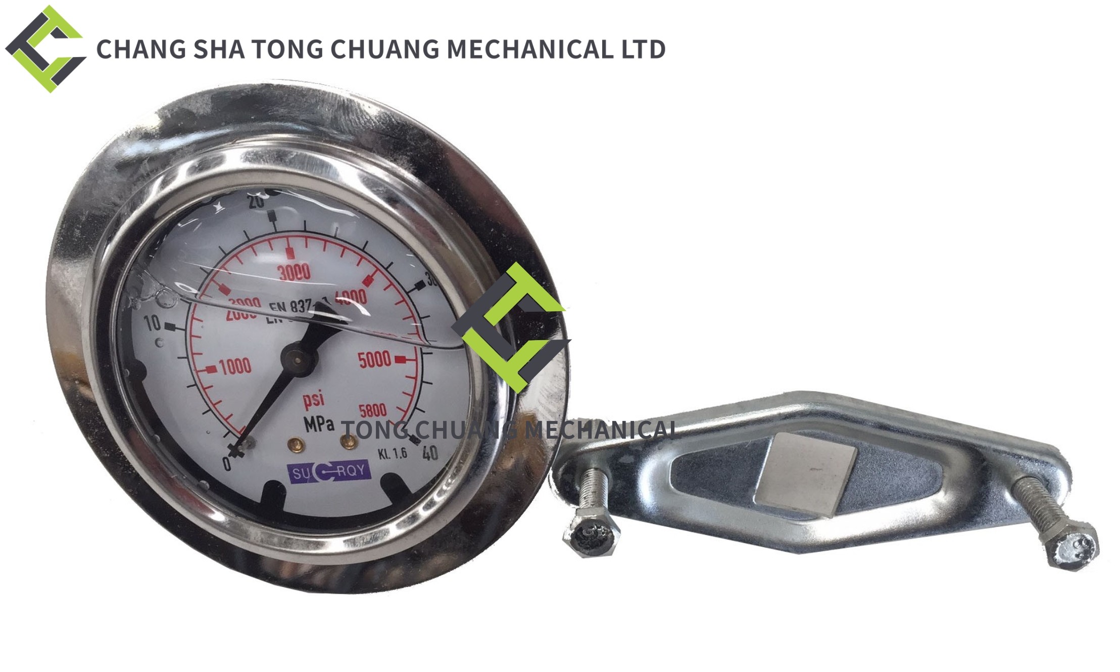 Spare Parts Of Concrete Pump Truck Of Sany Heavy Industry And Zoomlion, Pressure Gauge DS63-40MPA1019900047