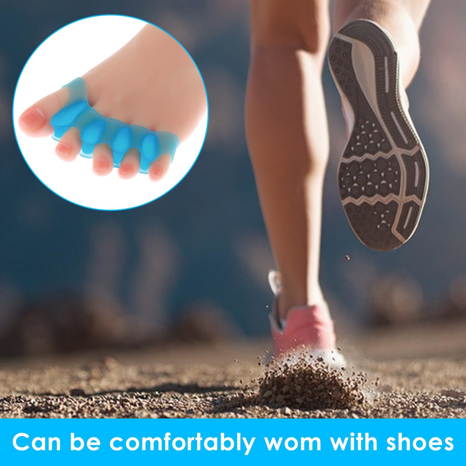 Silicone Toe Spacers For Correct Toe , Silicone Toe Separators For Bunions