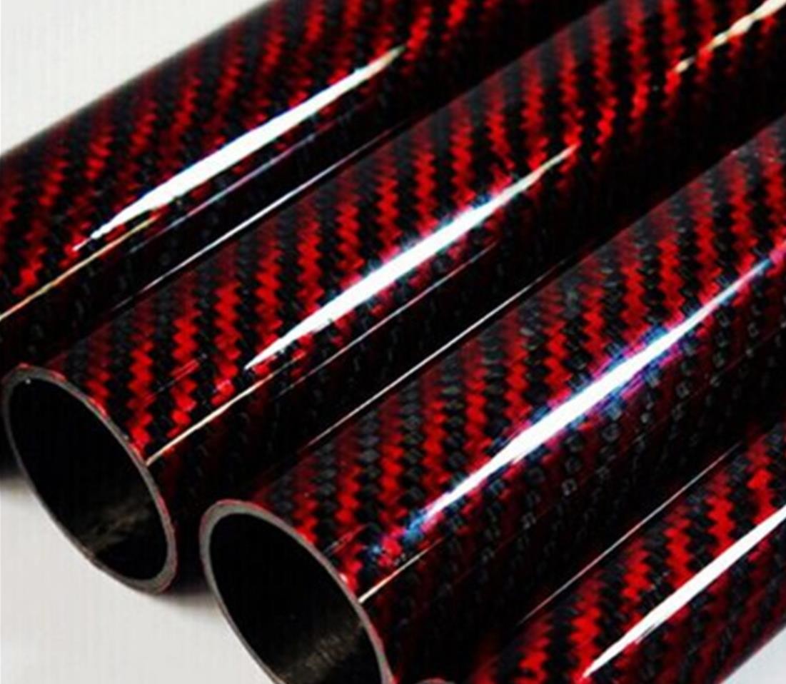High Modulus Carbon Fiber Equipment Multi-Color Kevlar Aramid Carbon Fiber Tube Customised sizes