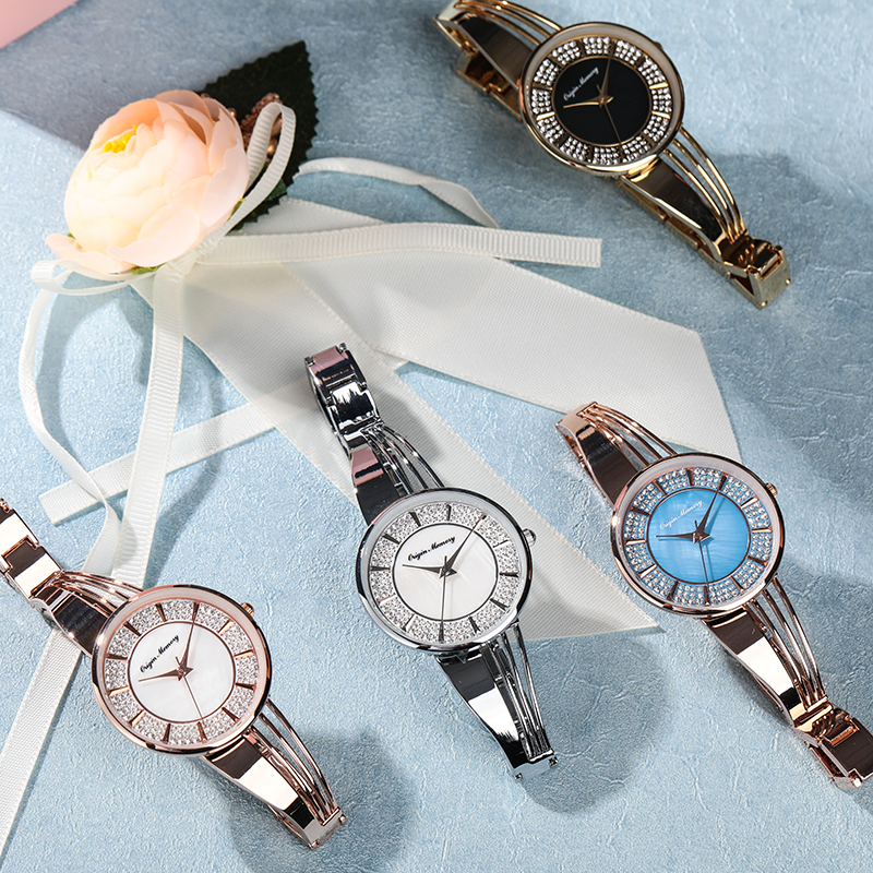 2021 Luxury Quartz Wrist Watches Customize Logo Women Alloy Watches Ladies Simple Watch Chinese Cheap Wholesale Factory