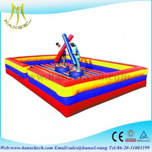China Hansel Inflatable Fighting Game Inflatable Arena with helmets wholesale